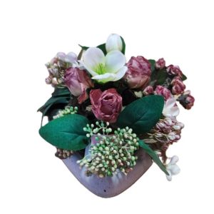 Cœur pierre roses anciennes