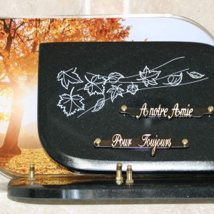 Plaque altuglass/granit thème forêt