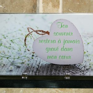 Plaque altuglass cœur