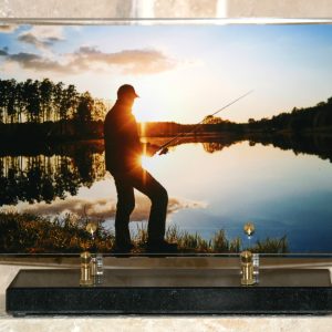 Plaque altuglass pêcheur