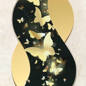 Plaque altuglasss papillons