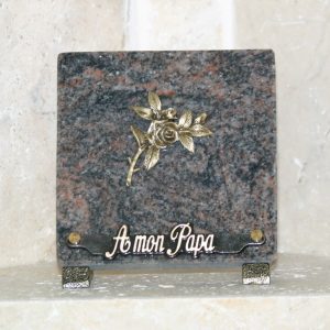 Plaque granit rose carré