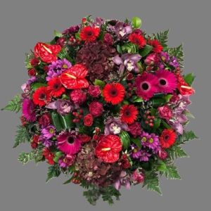 Coussin rond "Condoléances"