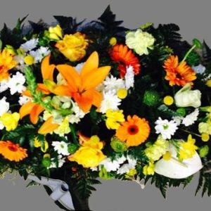 Dessus de cercueil "Dernier Adieu"