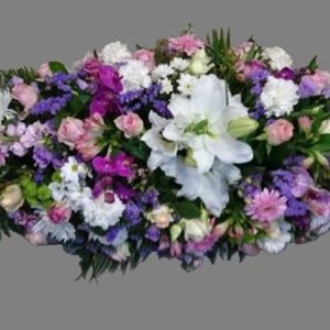 Dessus de cercueil "Douceur Poudrée"