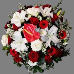 Coussin rond "Louanges"